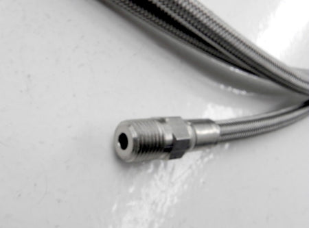 Hi-Tech SS Braided Teflon Hose 1/4" X 10' - Advance Operations