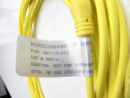 Hirschmann Tripleshield Connection Cable 927712-113 - Advance Operations