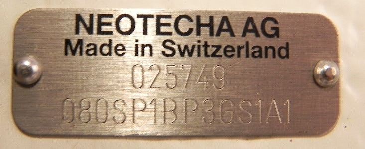 Neotecha Butterfly Valve 3" 080SP1BP3GS1A1 - Advance Operations