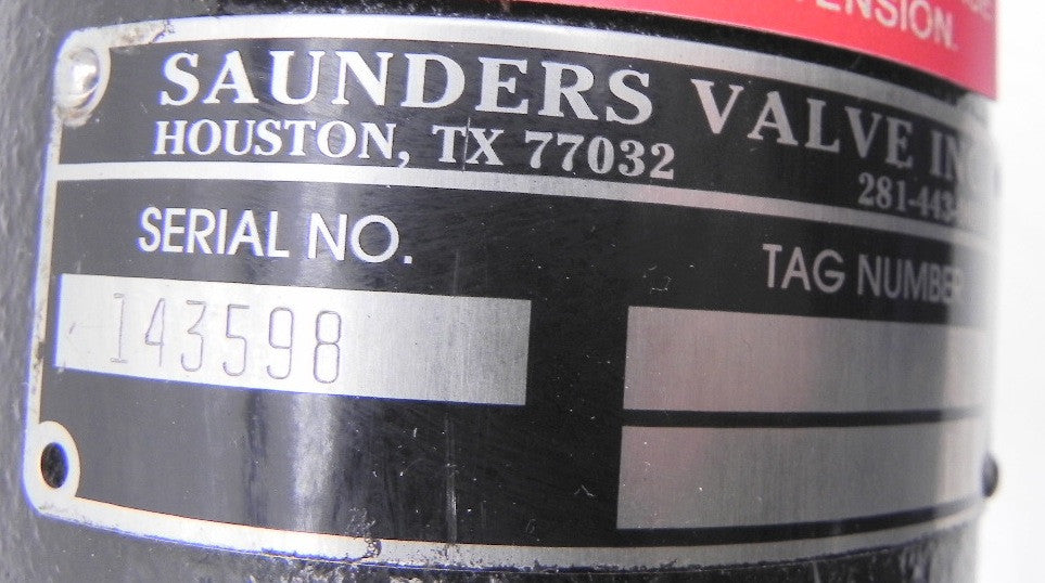 Saunders Diaphragm Valve 2-1/2" 3449-554-P4 - Advance Operations