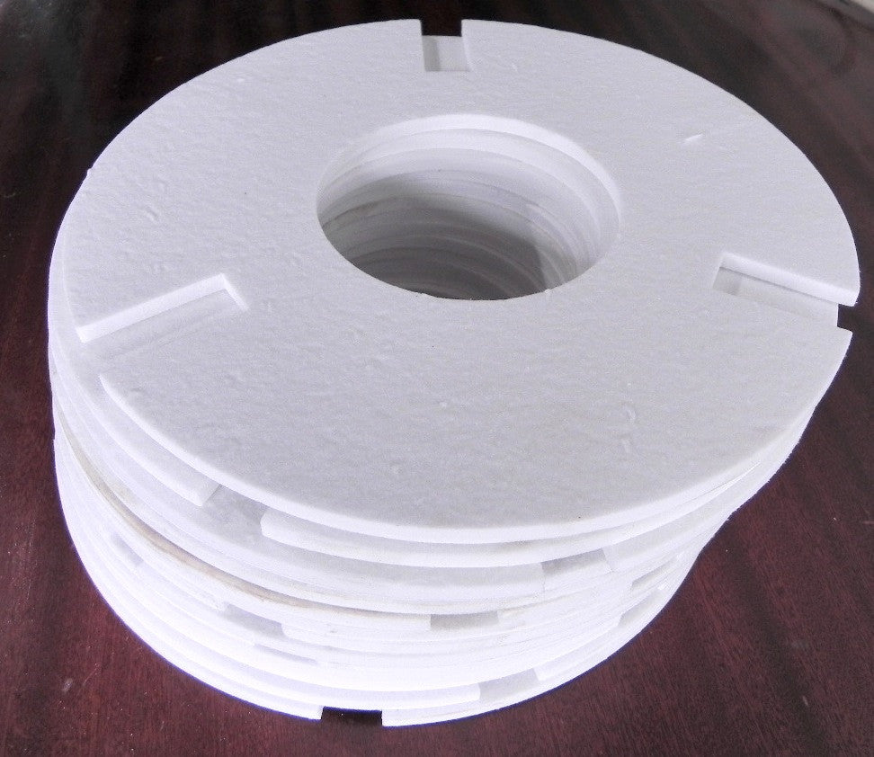 3R Industries Ceramic Fibers Gasket 10" (14 pcs) - Advance Operations