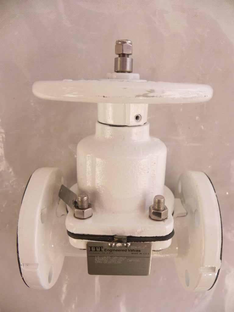 ITT Dia-Flo Flange Diaphragm Valve 1-1/2'' 1.5-2835-SM-903 EPDM diaphragm, Hypalon seat - Advance Operations