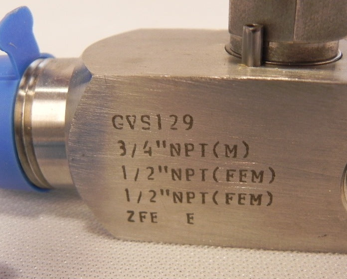 Parker Gauge Valve GVS129 - Advance Operations
