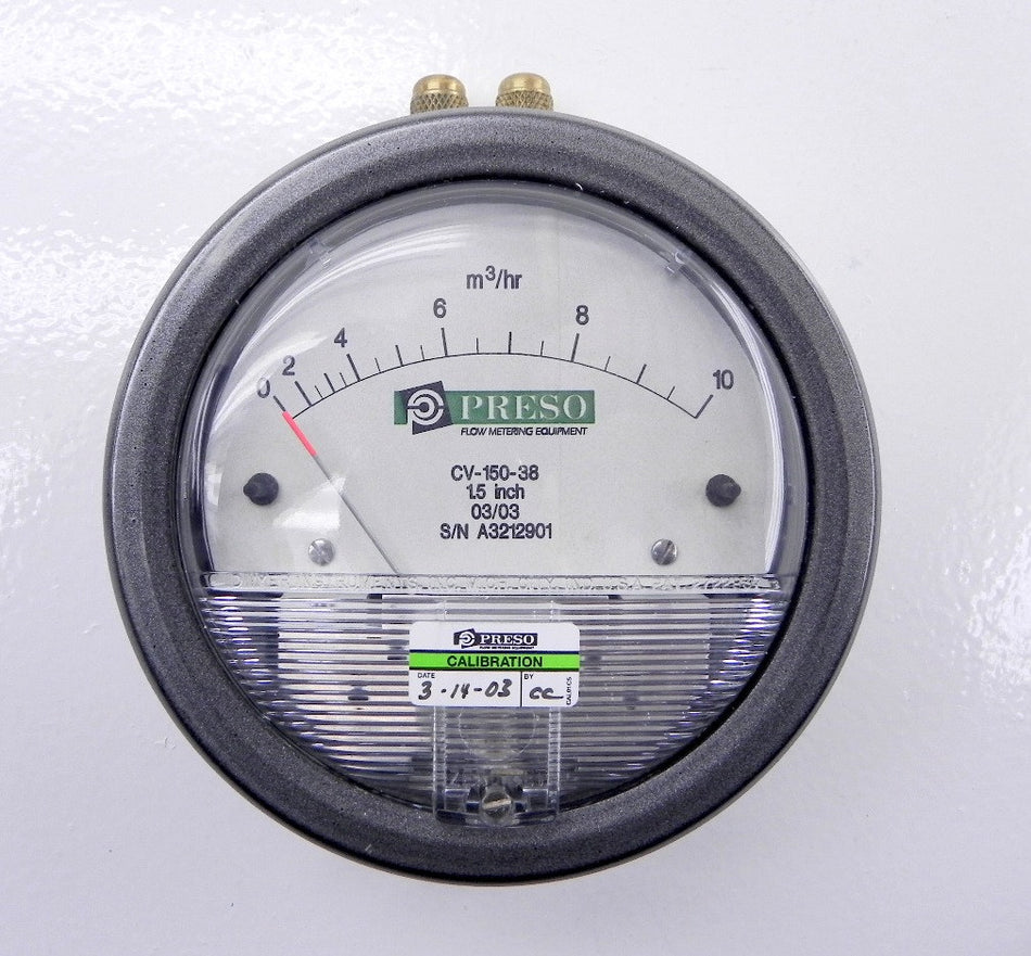 Dwyer / Preso Capsuhelic Gage CV-150-38 - Advance Operations