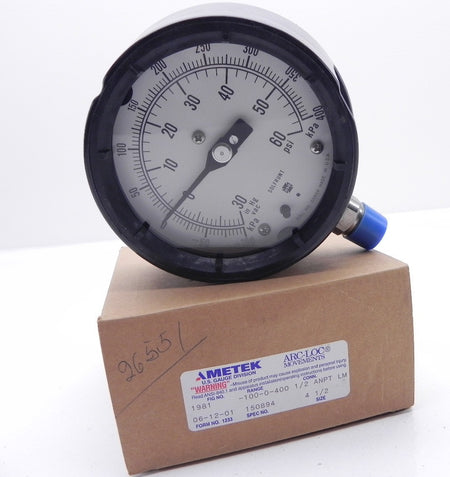 Ametek Pressure Gauge 150894 4-1/2" -30 to 60 psi - Advance Operations