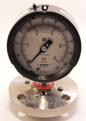 Ametek / USG Pressure Gauge w/ Diaphragm 0-15 psi - Advance Operations