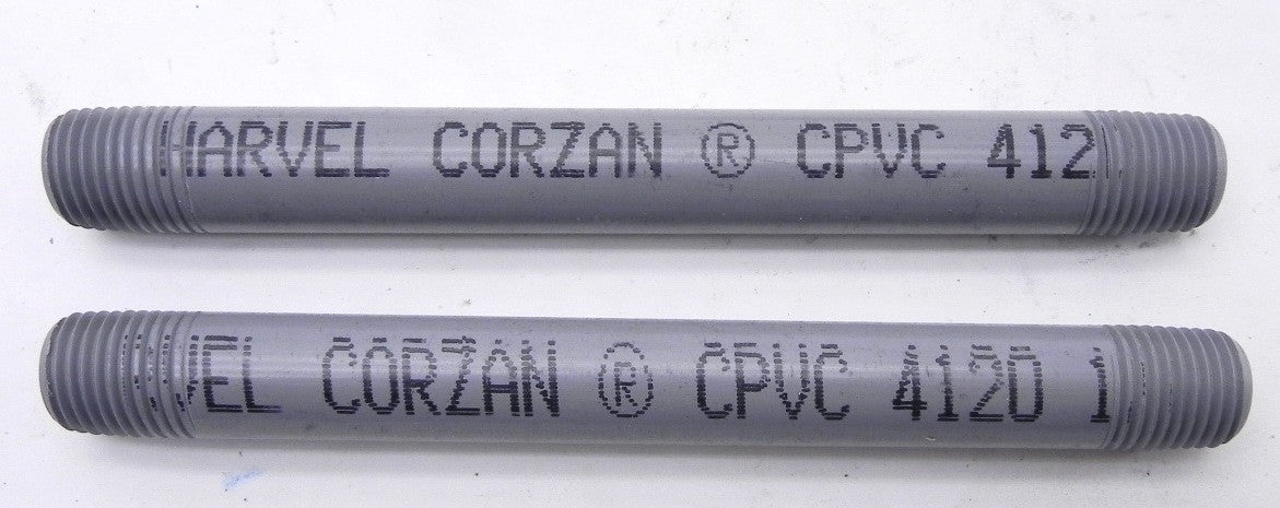 Harvel Corzan 4120 CPVC Nipple 1/4" X 5" (Lot of 16) - Advance Operations
