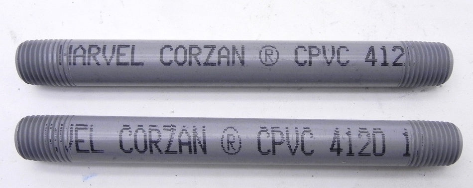 Harvel Corzan 4120 CPVC Nipple 1/4" X 5" (Lot of 16) - Advance Operations