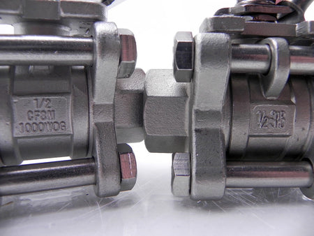 TC & MVF Weld End Ball Valve 1/2" (Lot of 2) - Advance Operations