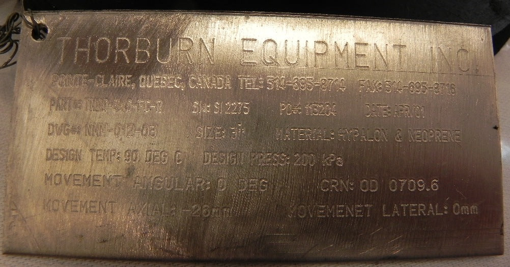 Thorburn Expansion Joint 3" TM20-3X6-FC-R - Advance Operations