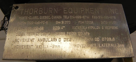 Thorburn Expansion Joint 4" TM20-4X6-FC-R - Advance Operations