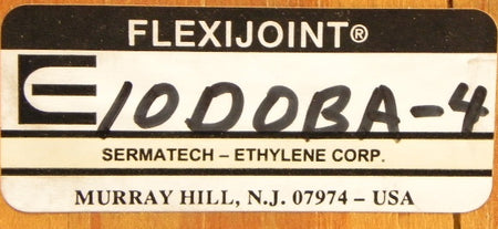 Ethylene Flexijoint PTFE Expansion Joint Bellows 10" 10DOBA-4 - Advance Operations