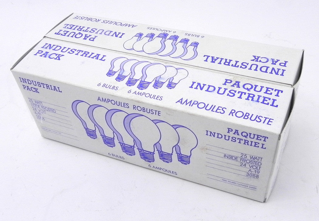 Haskellite  Bulb Frosted A19  25A191F 25W 24V (2 Pack) - Advance Operations