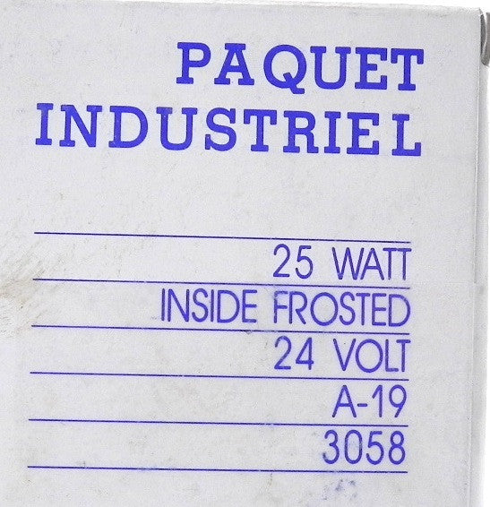 Haskellite  Bulb Frosted A19  25A191F 25W 24V (2 Pack) - Advance Operations