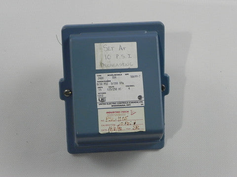 United Electric Controls Pressure Switch J400-554 - Advance Operations