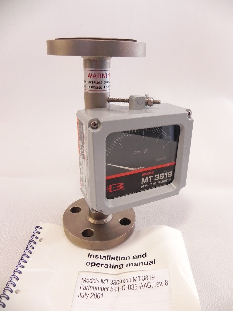 Brooks Variable Area Flowmeter 1" MT 3819 - Advance Operations