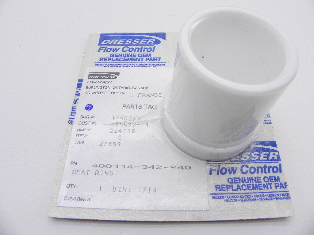 Dresser / Masoneilan PTFE Seat Ring 400114-342-940 - Advance Operations