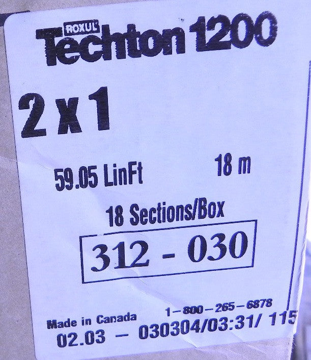 Roxul Techton 1200 Pipe Insulation 312-030 2" Pipe 1" Thick x 39-3/8" long - Advance Operations