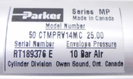 Parker Pneumatic Cylinder CTMPRV14MC  50mm x 25mm - Advance Operations