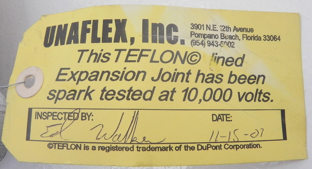 Unaflex Unalon 9500 Expansion Joint 4" Dia 5-1/4" Long - Advance Operations