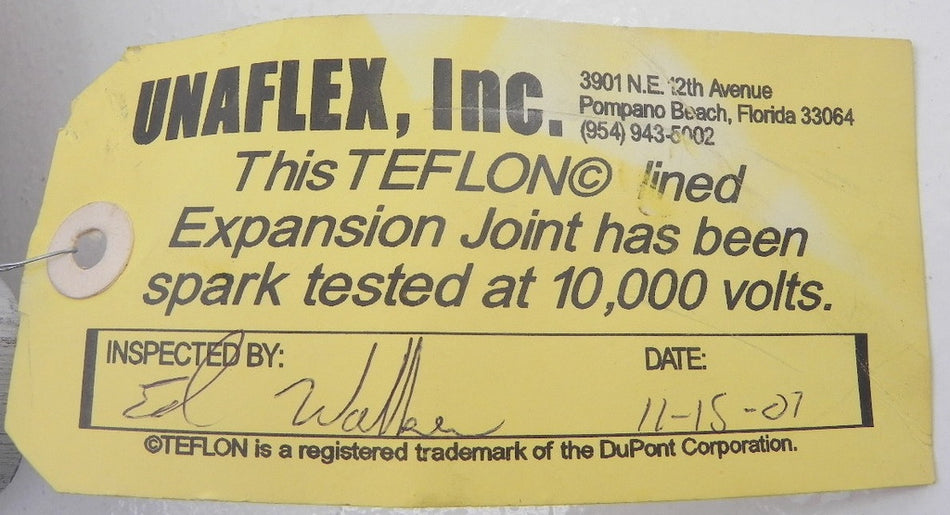 Unaflex Unalon 9500 Expansion Joint 4" Dia 5-1/4" Long - Advance Operations