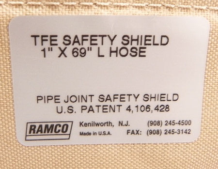 Ramco Pipe Joint Safety Shield TFE 1" x 69" L Hose - Advance Operations