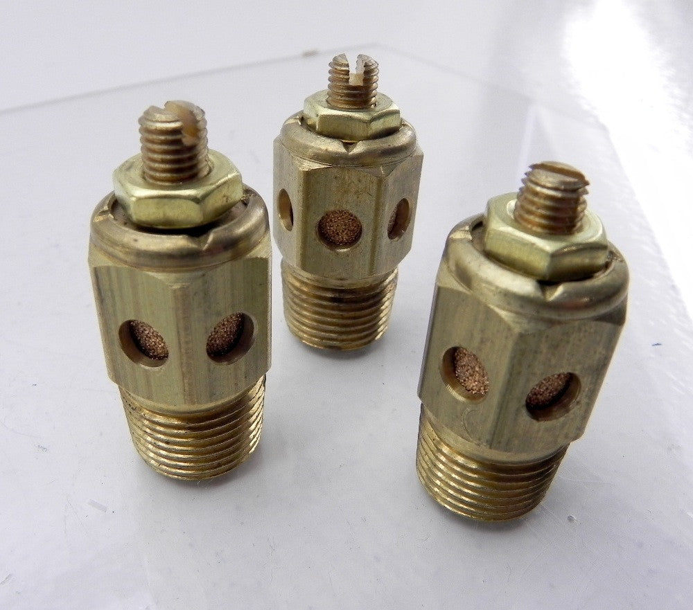 Schrader- Bellows Air Silencer 3/8" NPT (Lot of 3) - Advance Operations