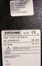 Load image into Gallery viewer, Krohne Variable Area Flowmeter H250 C M7 PTFE Lined 1/2&quot; - Advance Operations

