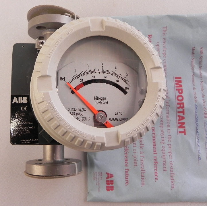 ABB Armored Variable Area Flowmeter AM54072 DN15 1/2" - Advance Operations