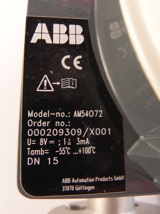ABB Armored Variable Area Flowmeter AM54072 DN15 1/2" - Advance Operations