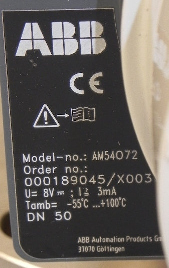 ABB AM54072 DN50  2" Armored Variable Area Flowmeter - Advance Operations