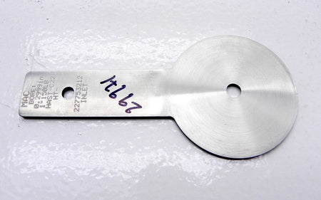 Mac-Weld Orifice Plate 1" HAST-C22-0.2999" - Advance Operations