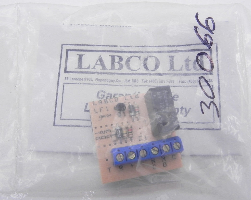 Labco Super Sensitive Control Relay LF1 / CR12SS - Advance Operations
