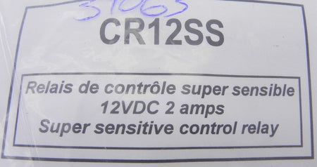 Labco Super Sensitive Control Relay LF1 / CR12SS | Advance Operations