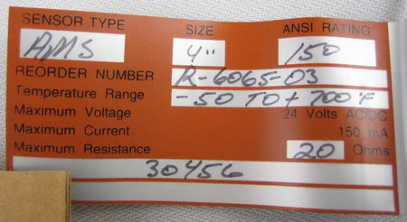 Oseco Rupture Disc 4" R-6065-03 - Advance Operations