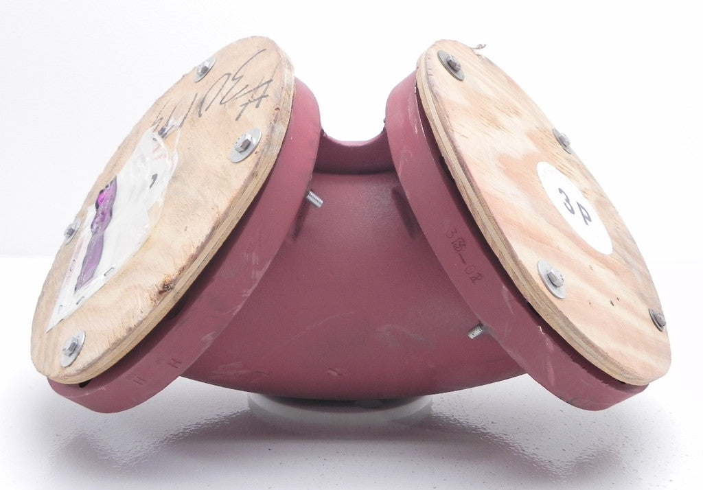3P 6" PVDF Lined Flange/Pipe Elbow K90-096-000 - Advance Operations