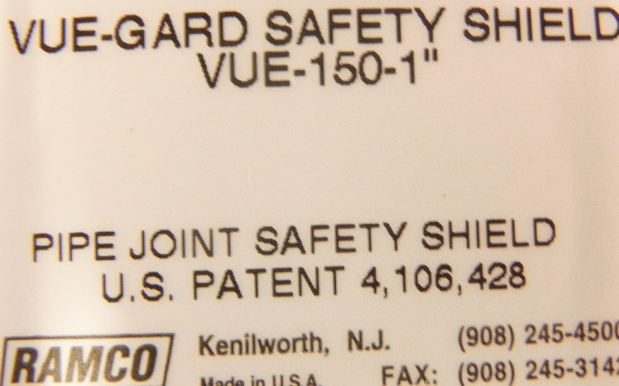 Ramco Vue-Gard Safety Shield VUE-150-1" (Lot of 8) - Advance Operations