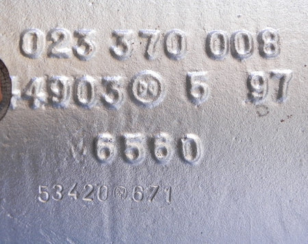 Geho Check Valve Housing 023 370 008 - Advance Operations