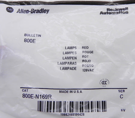 Allen-Bradley Red Lamp LED 800E-N169R (Lot of 4) - Advance Operations
