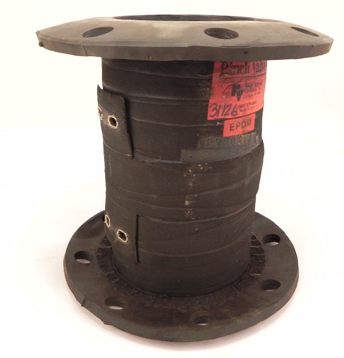 Red Valve Sleeve For Pinch Valve 1200-RS-EPDM 5