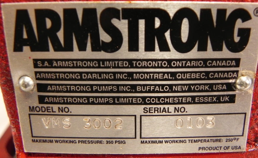 Armstrong Vertical Multistage Pump VMS 3002 - Advance Operations