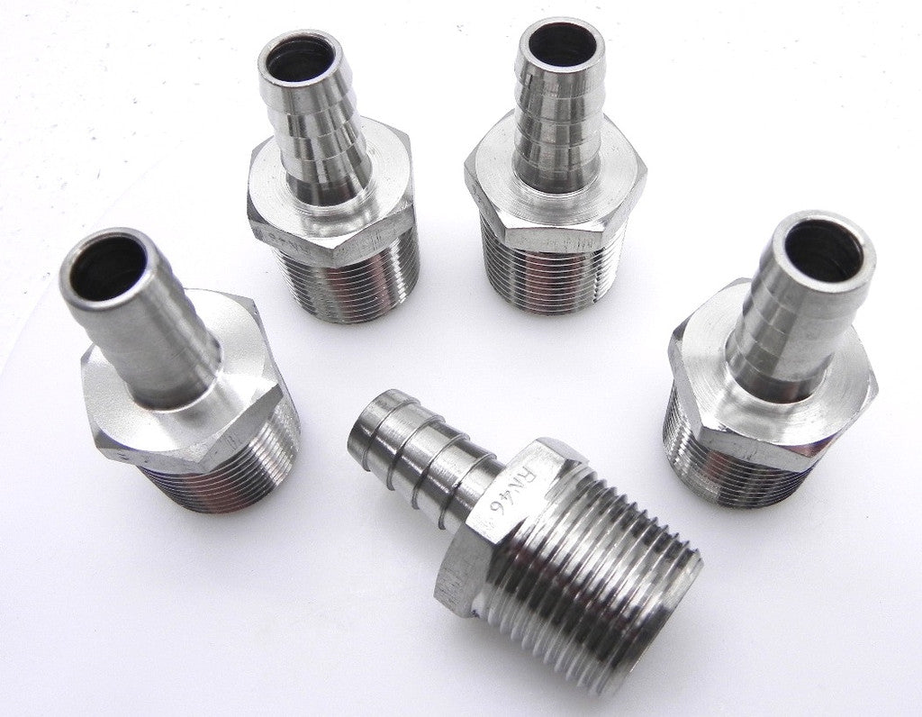 Dixon SS Hose Insert RN46 1/2" x 3/4" MNPT (Lot of 5) - Advance Operations