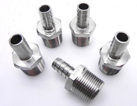 Dixon SS Hose Insert RN46 1/2" x 3/4" MNPT (Lot of 5) - Advance Operations