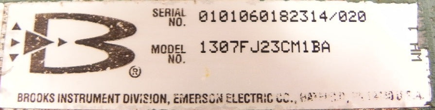 Brooks Flowmeter 1307FJ23CM1BA - Advance Operations