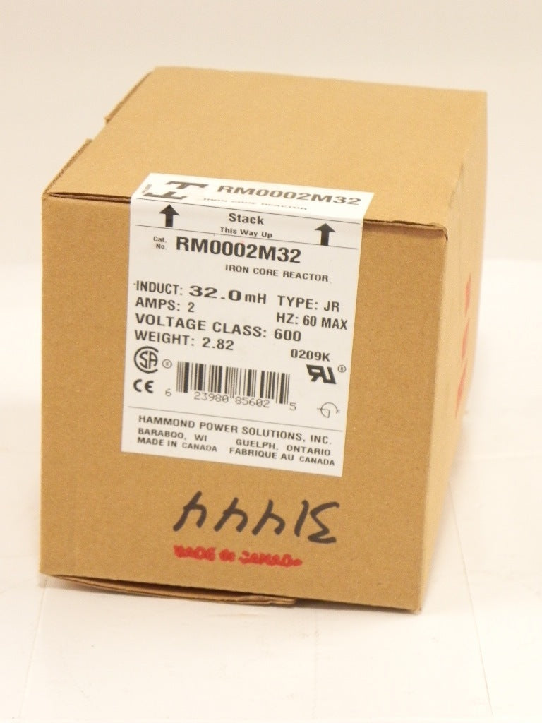 Hammond Iron Core Reactor RM0002M32 - Advance Operations