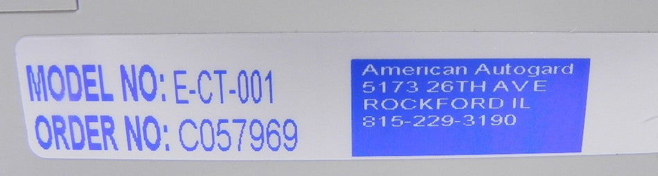 Autogard Current Transformer E-CT-001 - Advance Operations