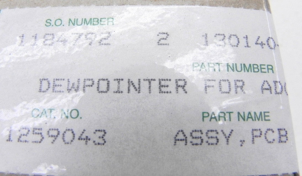 Flair Corp Dewpointer PCB 1259043 - Advance Operations