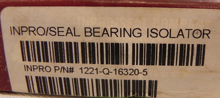 Inpro / Fybroc VBX Seal Bearing Isolator / Shaft=2.437 Bore=3.5 1221-Q-16320-5 - Advance Operations