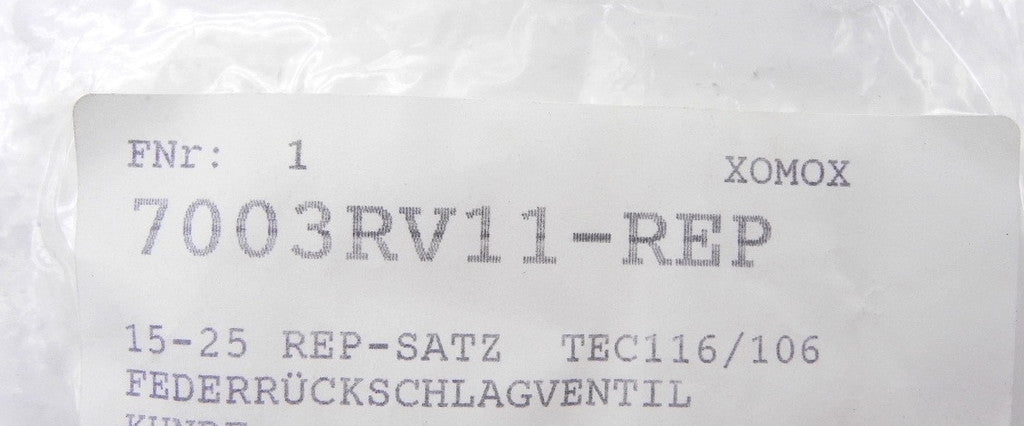 Tufline Repair Kit 7003RV11 - Advance Operations