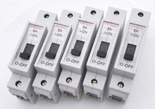 Load image into Gallery viewer, Entrelec 1 Pole 5A Circuit Breaker GMU 5U (Lot of 5) - Advance Operations
